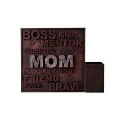 Mothers Day Pink 3D Customized Pen Stand Ek5310