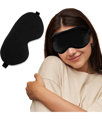 HINGOL Mulberry Silk Sleep Black Eye Mask