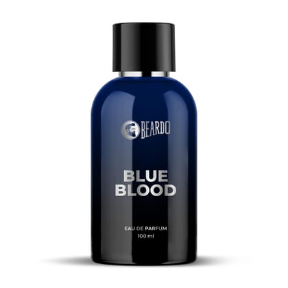 Beardo Blue Blood Premium Perfume for Men 100 ml | Eau De Parfum Intense, Aromatic, Aquatic Premium Scent | Perfume for Men Long Lasting Smell | Premium Gift For Man | Perfume For Man Beardo Blue Blood Premium Perfume for Men 100 ml | Eau De Parfum Inten