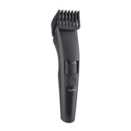 Lifelong Beard Trimmer for Men | Quick Charge (2 Hours) | Runtime: 60 Mins | 20 Length Settings | Cordless | USB Charging | 1 Year Warranty (LLPCM07) - Black Black
