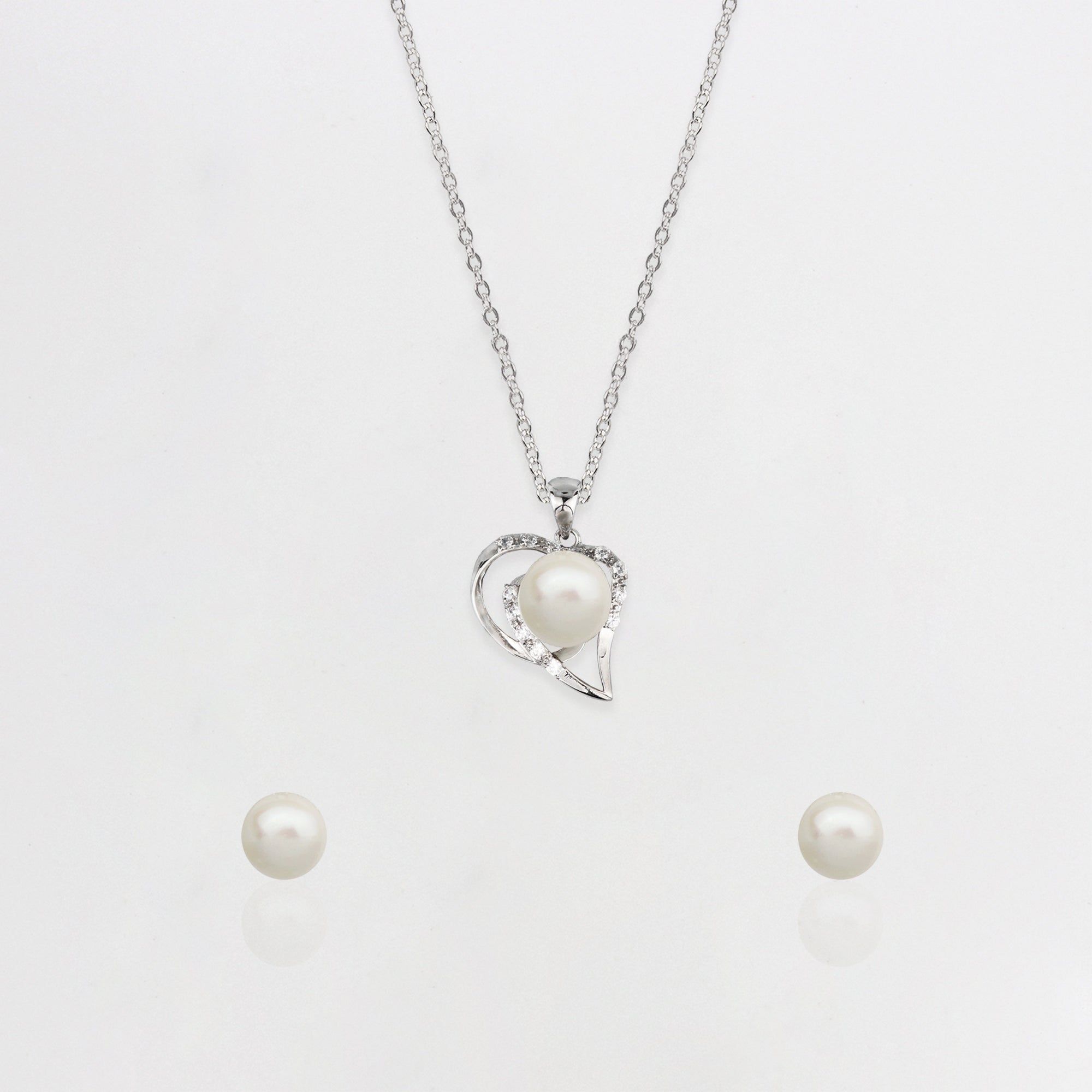 Soulful Pearl Set with Link Chain