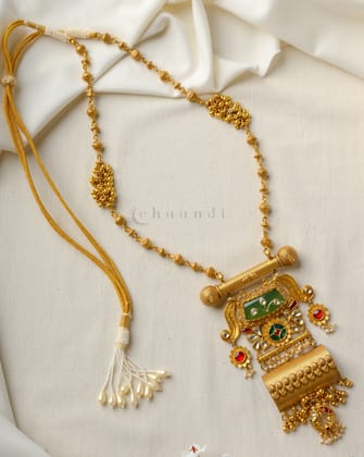Gold Polish Silver Necklace CHN1721