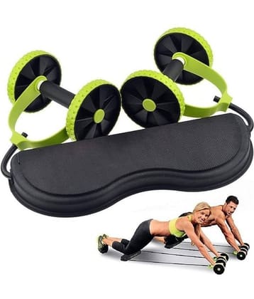 Revolex Xtreme Home Gym Ab Roller Multifunctional Wheel Fitness Equipment, for Men & Women Abdominal Muscle, Body Shaping, Slimming Resistance Waist Expander Exerciser Workout. Pack of 1
