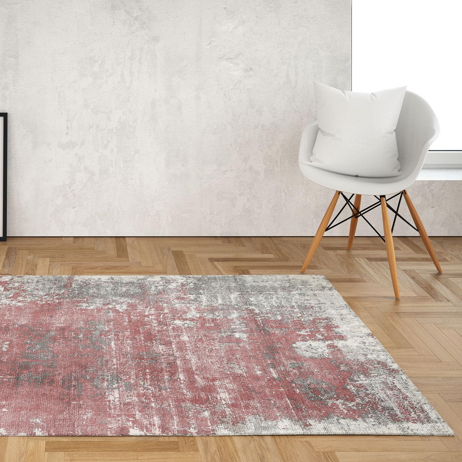 Neu Looms Handmade Viscose Wool Anti-Skid Rug Soft, Plush Area Rug for Bedroom, Living Room, Nursery, Dorm, Playroom & Reading Nook Stylish, Durable, Easy to Maintain
