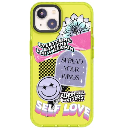 Spread your wings-iPhone 15 Pro Max / Neon Green