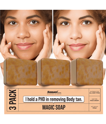 Sonavi Skin Whitening GHARSOAP Soap for All Skin Type ( Pack of 3 )