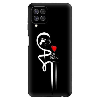 MAA-PAPA  Samsung A22 4G Premium Embossed Mobile cover