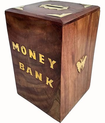 SWH Wood Piggy Bank - Pack of 1
