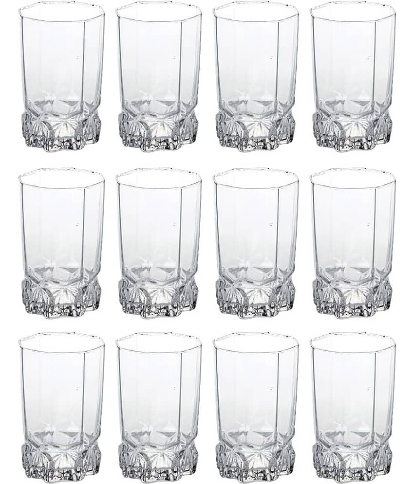 Somil Water/Juice  Glasses Set,  300 ML - (Pack Of 12)