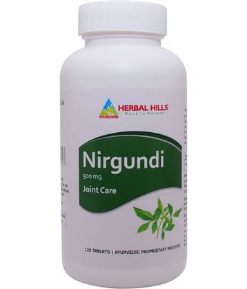 Herbal Hills Nirgundi Tablet 120 No.S Pack of 1