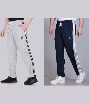 HVBK Multicolor Polyester Men's Trackpants ( Pack of 2 )
