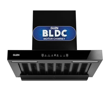 Glen Hood Selena BLDC 60 Black Filterless Kitchen Chimney 60cm | 1400 m/hr Suction Capacity | BLDC Motor| Aeration Technology | Touch & Gesture Control |1-Year Comprehensive Warranty and 7-Year Motor Glen Hood Selena BLDC 60 Black Filterless Kitchen Chim