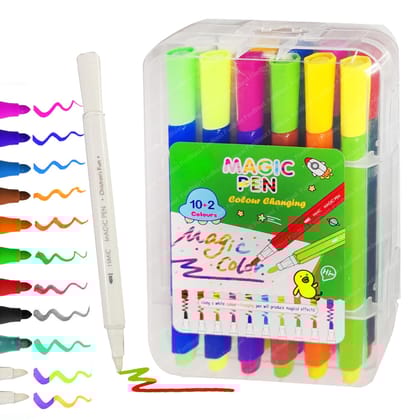 Magic Color Changing Pen - 12 pc set