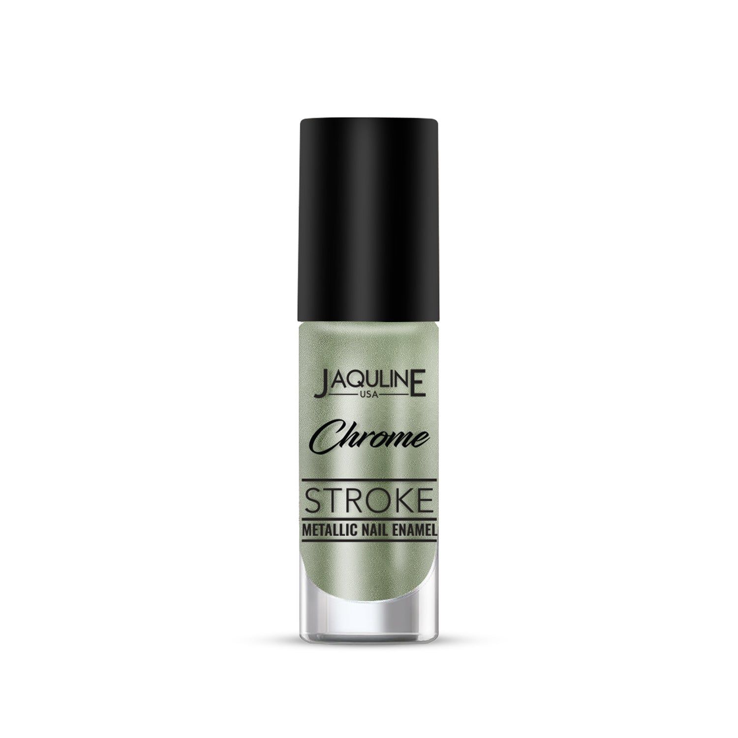 Jaquline USA Chrome Stroke Nail Polish| Intense Metallic Finish| Long Lasting| Intense Shine - Cyber Mint 04