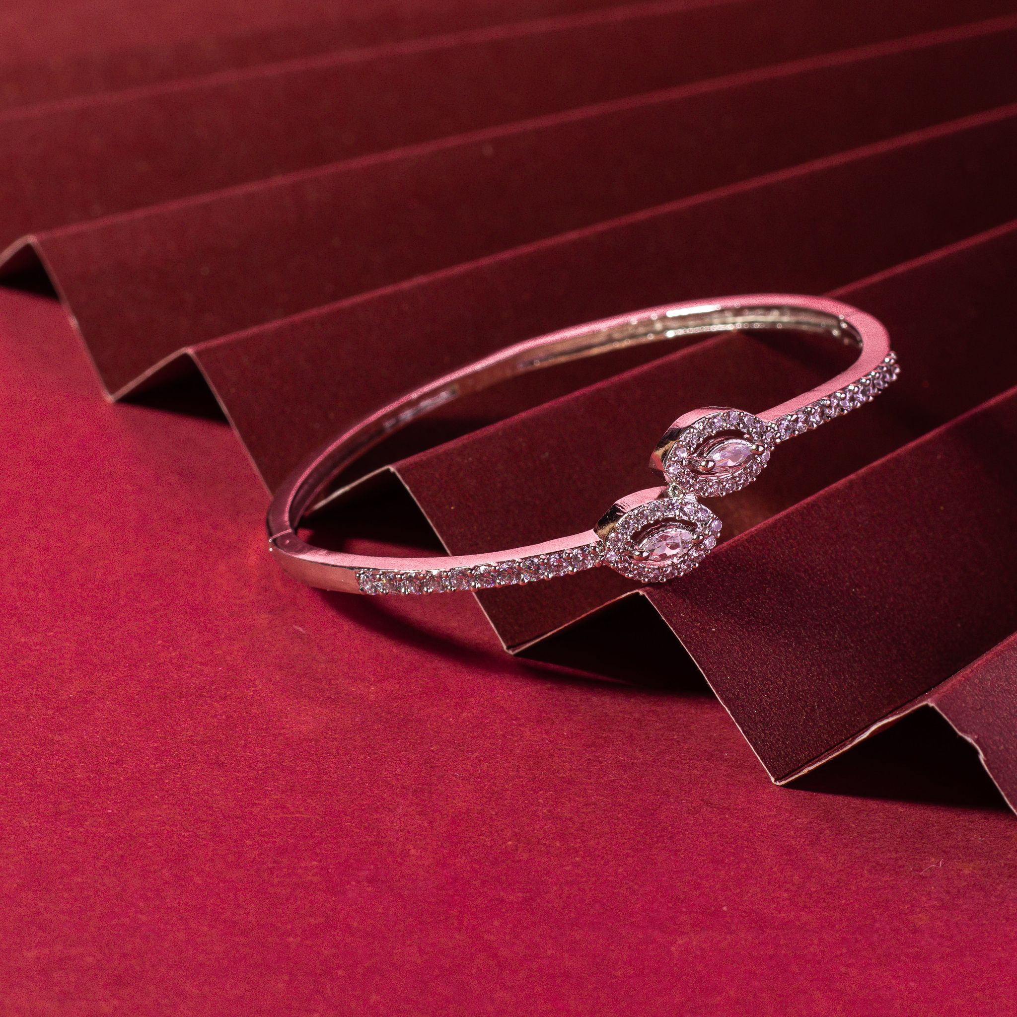Satori Diamond Bracelet-CZ DIAMOND STONES ALLOY / WHITE