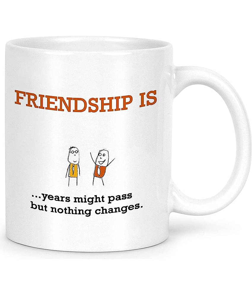 Idream Quote Printed Ceramic Coffee Mug 1 Pcs 330 mL