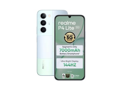 Realme P4 Lite 5G 6GB, 128GB Storage Mobile Phone - Mosaic Green