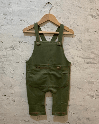 Playtime Cotton Dungarees-0-3 months