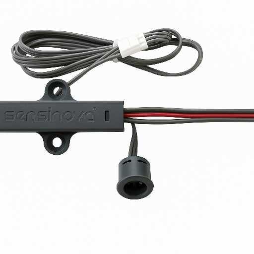 Neo Series E 15 Greay Dual Mode Wardrobe Sensor, DC 12V/24V, Door Sense and Wave Switch Modes, 100cm Cable