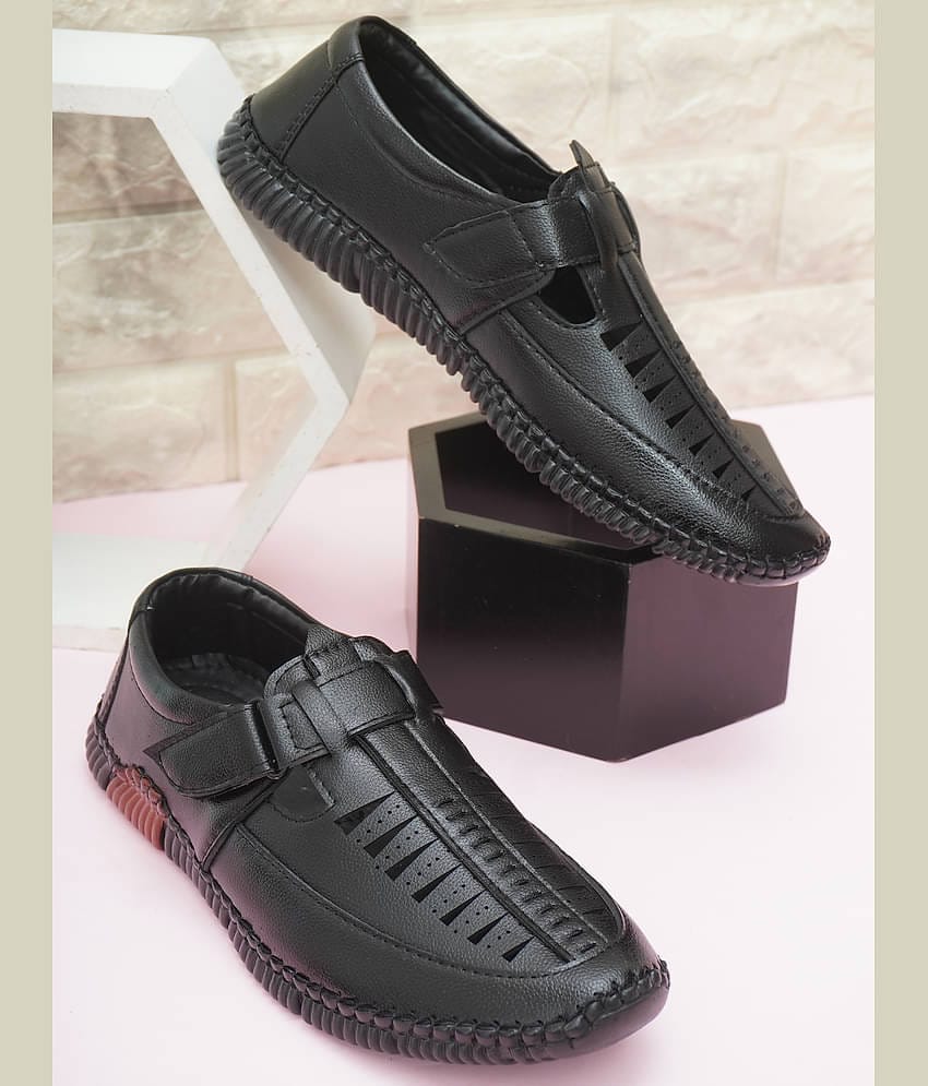 Akiko - Black Men's Sandals