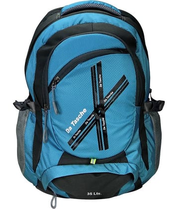 Da Tasche 35 Ltrs Blue Polyester College Bag