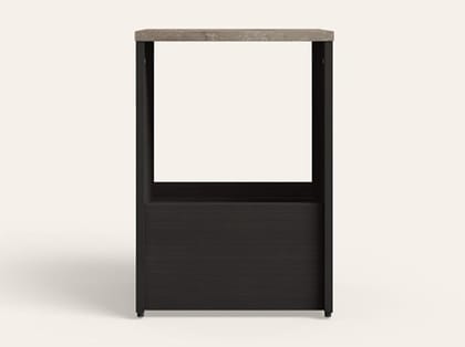 Milee Corner Table Elegant Storage Unit with Cable Management - 1-Year Warranty, Gordian Milee Corner Table Elegant Storage Unit with Cable Management - 1-Year Warranty, Gordian