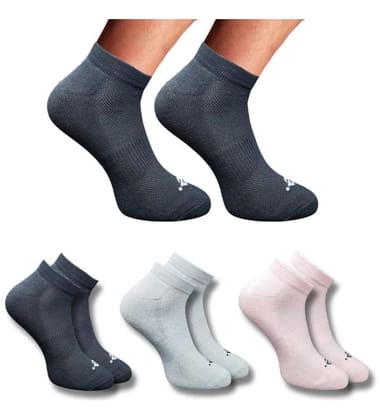 3_Pair Set Unisex Casual Cotton Printed Low Cut Socks (Multicolor) 3_Pair Set Unisex Casual Cotton Printed Low Cut Socks (Multicolor)