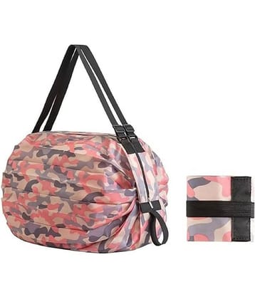 THRIFTKART- Foldable Shopping Bag Portable Large Capacity Reusable Grocery Bag Daily Commuting Picnic Camping Storage Bag (1Pcs)