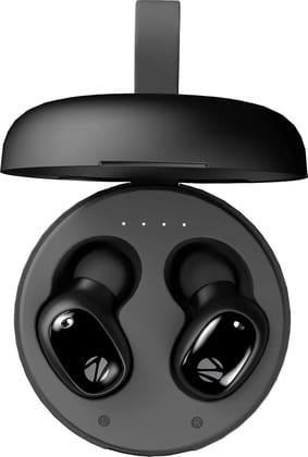 ZEBRONICS Zeb-Sound Bomb 1 TWS Earbuds with BT5.0, Up to 12H Playback, Touch Controls, Voice Assistant, Splash Proof with Type C Portable Charging Case (Black) ZEBRONICS Zeb-Sound Bomb 1 TWS Earbuds with BT5.0, Up to 12H Playback, Touch Controls, Voice Assistant, Splash Proof with Type C Portable Charging Case (Black)
