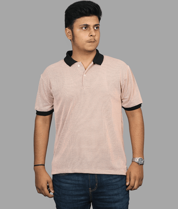 Forbro - Light Pink Cotton Regular Fit Men's Sports Polo T-Shirt ( Pack of 1 )