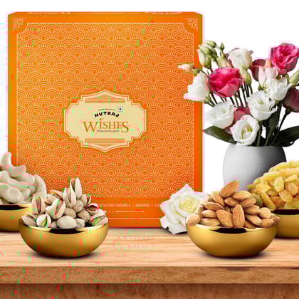 Nutraj Wishes Healthy Goodness Diwali Gift Box 500g | GB - 87