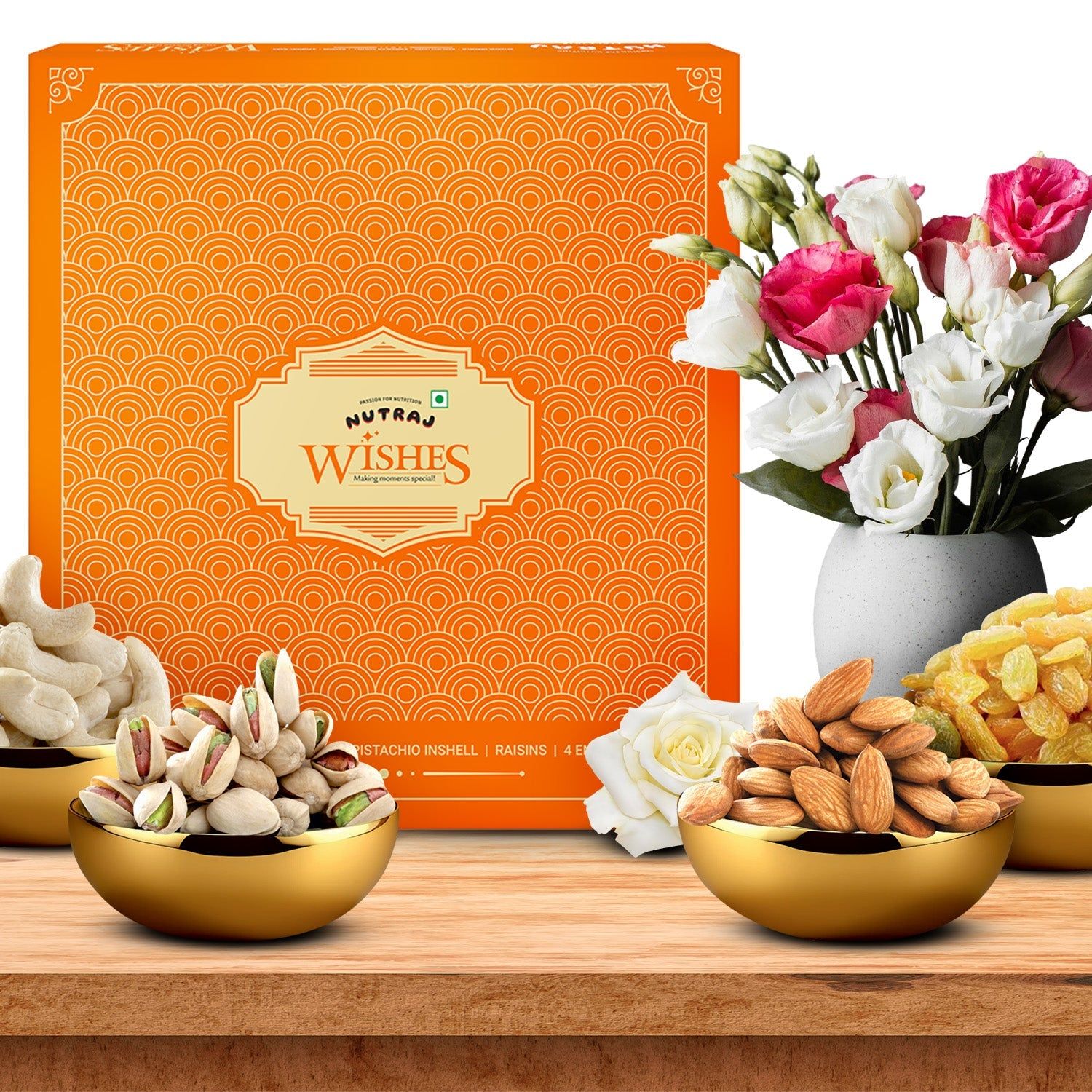 Nutraj Wishes Healthy Goodness Diwali Gift Box 500g | GB - 87