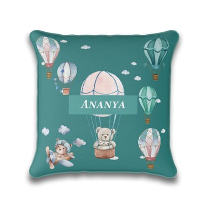 Infinite Sky Cushion Cover (kids)-Teal / 16 Inches / Satin