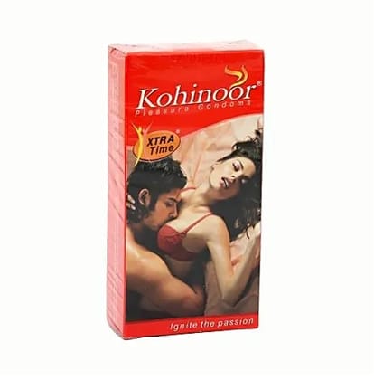 Kohinoor Condoms Pleasure Xtra Time, 10 pcs Carton