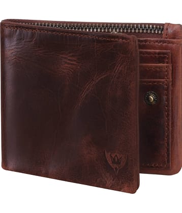 Lorenz Beige 100% Leather Men's RFID Wallet ( Pack of 1 )