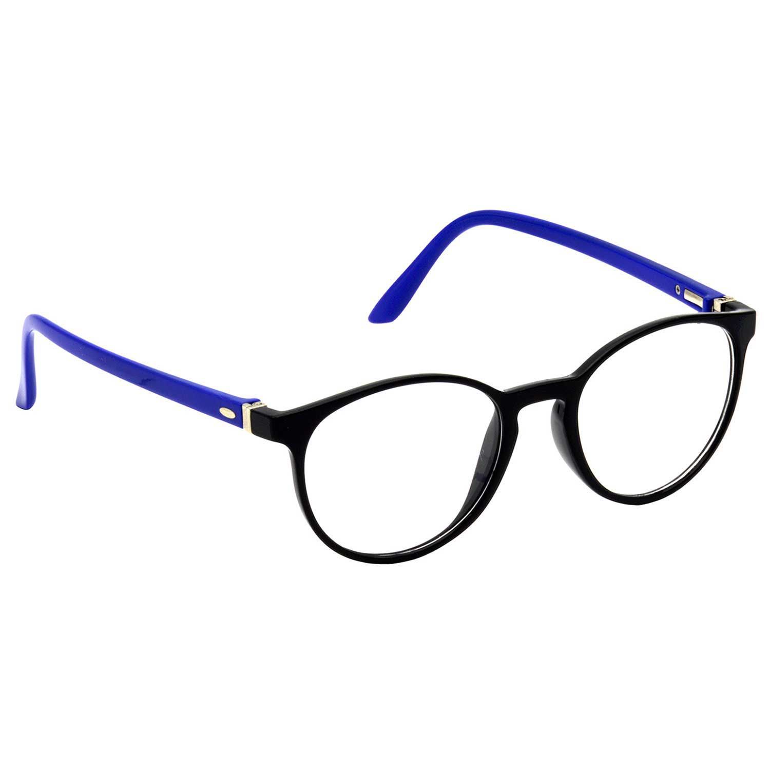 Hrinkar Plastic Full Rim Oval eyeglasses Men & Women - HFRM-BK-BU-14