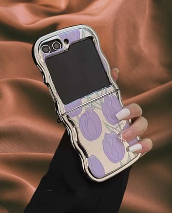 Zazzy Shining Tulips Glossy Cover-Samsung Galaxy Z Flip 5