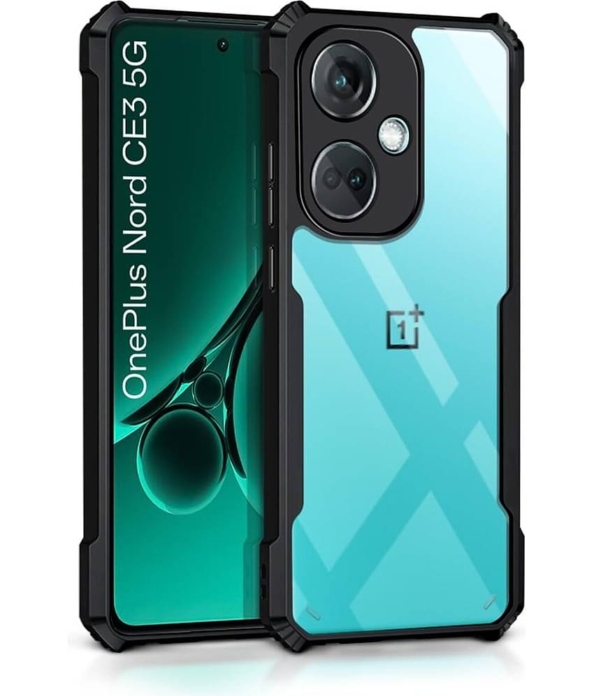 VAKIBO Plain Cases Compatible For Rubber OnePlus Nord CE3 ( Pack of 1 )