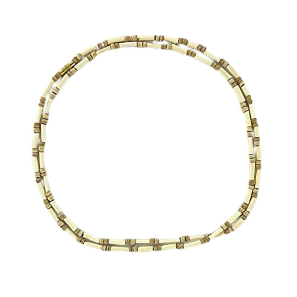 MAYAPURI Original Two Round Tulsi Kanthi Mala or 2 Layer Tulasi Mala for Adutls Unisex, Holy Basil Wooden Necklace (Pack of 1) - Pooja Needs | Buy online on ZillyBuy