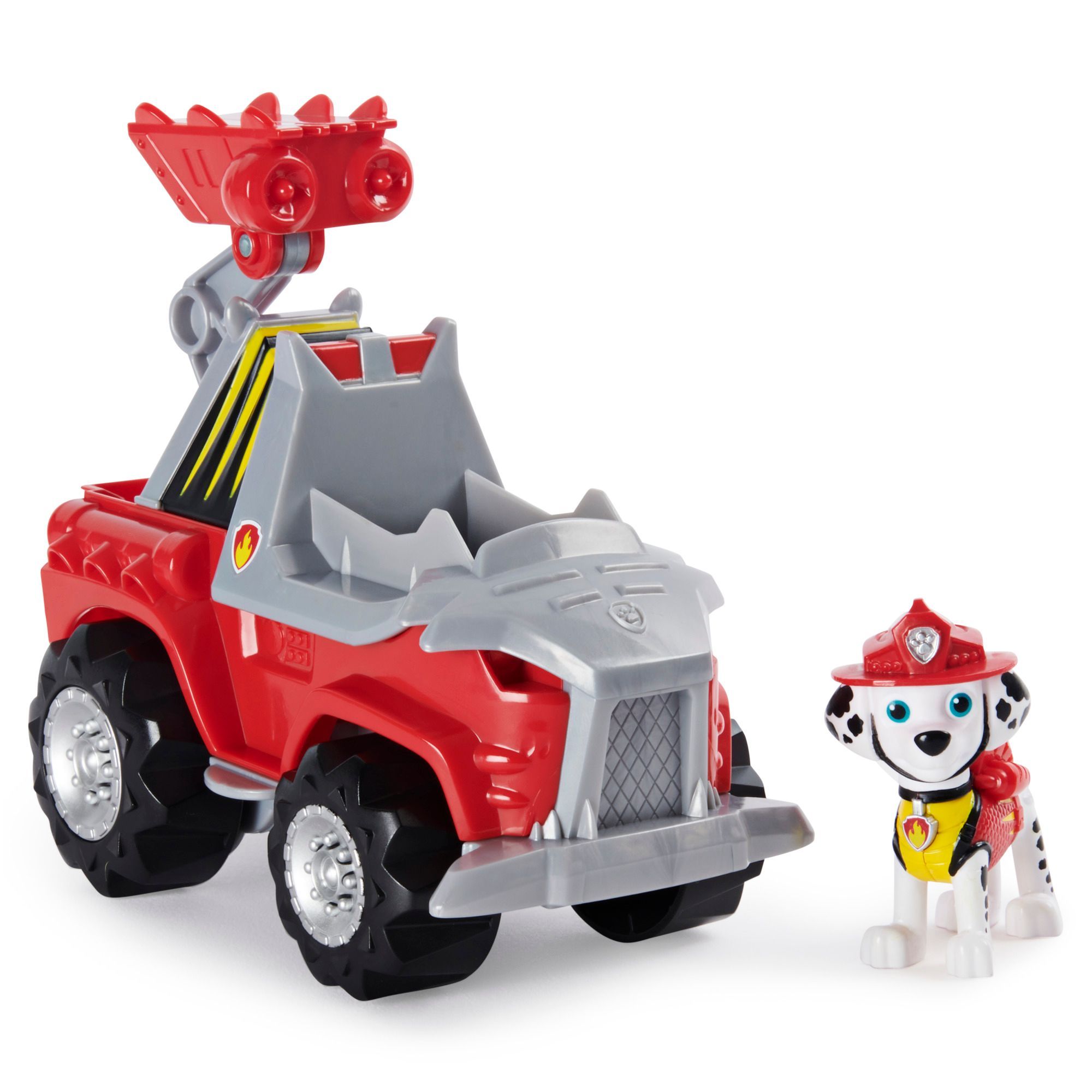 Paw Patrol Dino Rescue Marshallâ's Deluxe Rev Up Vehicle For Kids 3 Years and Above