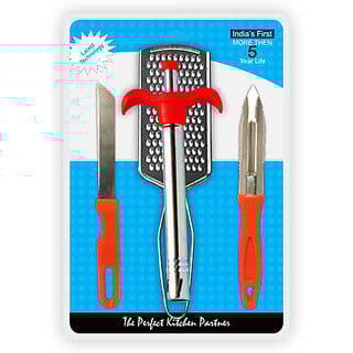 Stainless Steel 4-in-1 Kitchen Gas Lighter  Multi-Purpose Lighter for Home & Restaurant Use
