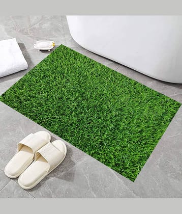 Revexo - Anti-skid Plastic Door Mat ( 40 X 60 cm ) Single - Green