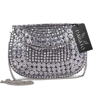 PARATO - Silver Metal Crossbody