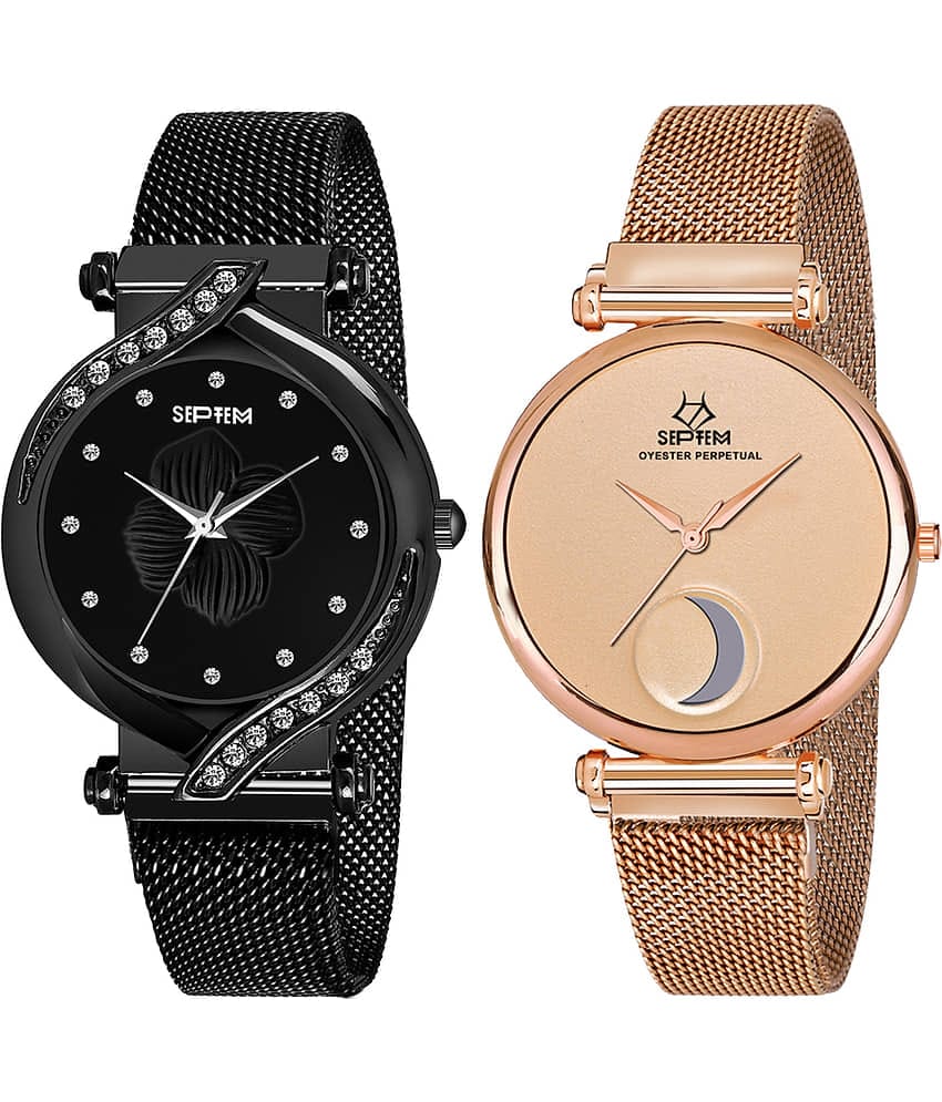 Septem Multicolor Stainless Steel Analog Men's Watch