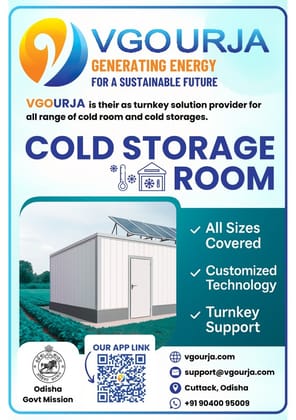 VGO URJA: Advanced Cold Storage Rooms with Full Turnkey Support