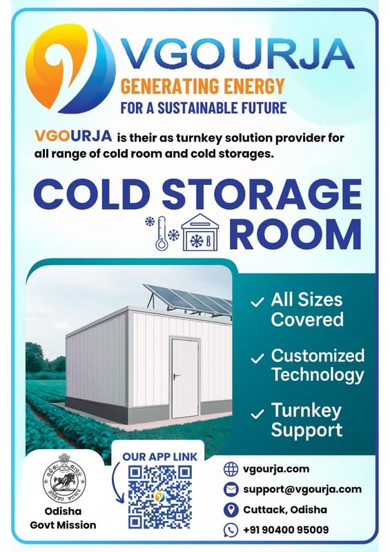 VGO URJA: Advanced Cold Storage Rooms with Full Turnkey Support
