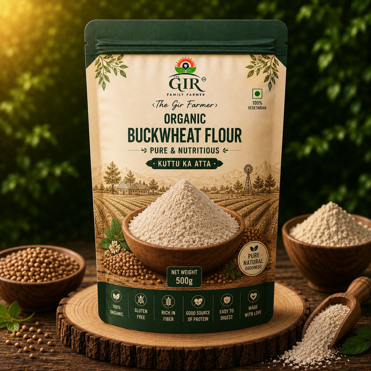 Organic Buckwheat Flour - Pure & Nutritious