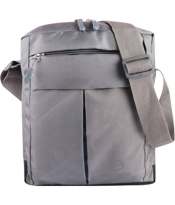 Nice Purse Grey Solid Messenger Bag