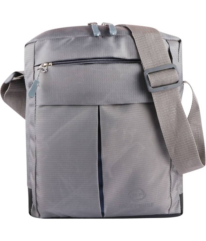 Nice Purse Grey Solid Messenger Bag