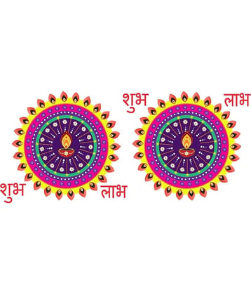Decor Villa RANGOLI Festive Sticker ( 40 x 48 cms )